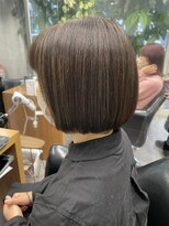 シェル 吉祥寺(shell)&nbsp;グレージュカラー/ボブウルフ/黒髪/ココアベージュ