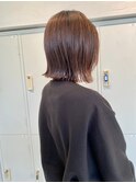 ぷつっと感が可愛い切りっぱなしボブ【綾瀬/北千住/亀有】