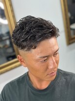 ブルーオーシャン 久留米店(BlueOcean)&nbsp;20代30代ツーブロックマッシュツイストスパイラルパーマ
