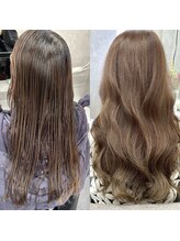 トリートメント時に約10分のヘッドスパプレゼント★[千葉/髪質改善カラー/髪質改善/縮毛矯正]