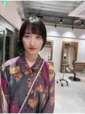 【ADORE横浜】ショートボブ×ぱっつん前髪