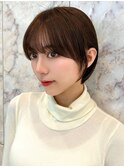 【大重】コンパクトマッシュショート/新宿/髪質改善/韓国ボブ