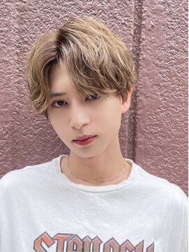 ツーダブルバイフィフス 茶屋町店(WW.. by fifth) メンズパーマツイストスパイラルパーマセンターパート刈り上げ