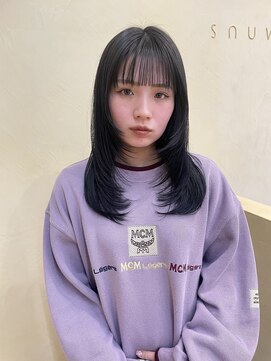 スニュウ(snuw) 【snuw mina】レイヤーカット/ミディアムレイヤー