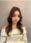 韓国風前髪×レイヤーカット【髪質改善/新宿/レイヤーカット】