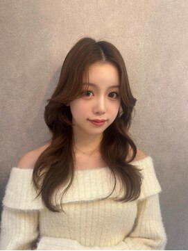 ルームバイシー 新宿(Loom. by Sea) 韓国風前髪×レイヤーカット【髪質改善/新宿/レイヤーカット】