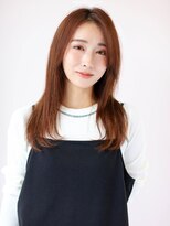 ガリカ 蔵前(Gallica)&nbsp;<土屋結良>さら艶ロングレイヤーに前髪なしナチュラルストレート