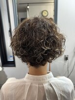 シバヘアー(shiba hair) カットカラーパーマ