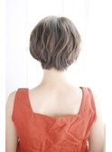レイヤーカットウェットヘアデザインカラーオリーブベージュ/020
