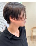 大人かわいいハンサムひし形束感ショート☆刈り上げ女子