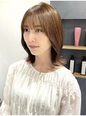 花田/ボブ/くびれボブ/くびれヘア/オリーブベージュ/下北沢