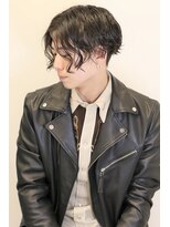 ノイセル 心斎橋(Noisyle)&nbsp;センターパートウルフスパイラルパーマ