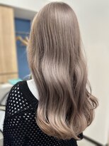 ボイスヘア(voice hair) 透明感抜群♪ダブルカラーブリーチミルクティーベージュ
