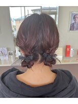 アトリーチェタ 田富店(ATTRICE)&nbsp;ツインお団子アレンジ