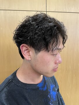 ニアウ 伊勢崎連取店(Niau) メンズマッシュツイストスパイラルパーマメンズパーマ