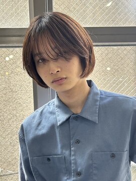 メゾンアクア 表参道(Maison ACQUA) =メンズボブ/スパイキーショート/ニュアンスパーマ／MEN’S HAIR