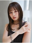 【GEEKS渋谷】暗髪ロング/春カラー/透明感/ロングレイヤーウルフ