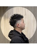 メンズカット   スキンフェード   スパイキーショート