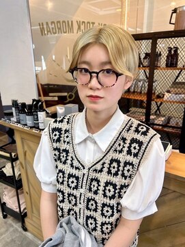 チックタック モーガン エアライン(TICK-TOCK MORGAN airline) 【MORGAN】ショート×ブロンドベージュヘア