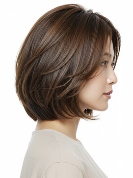 トリッカ 代官山(tricca) 白髪ぼかしカラー/脱白髪染め/ショート/髪質改善