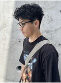 フェザーショートパーマ/ニュアンスパーマ/メンズショート