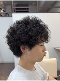 プードルパーマ/無造作マッシュ /外国人風パーマ/メンズカット
