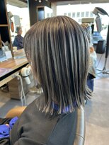 アンプヘアー 桂店(unpeu hair) グレーシルバーアンブレラカラー
