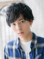 モッズヘア メン 南越谷南口店(mod's hair men)&nbsp;カジュアル無造作アッシュブラックマッシュパーマZ南越谷