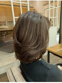 アラフィフアラ還世代に人気のレイヤーボブ