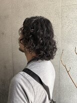 ベイル 登戸(Baill)&nbsp;スパイラルパーマニュアンスパーマメンズボブウルフカット 登戸