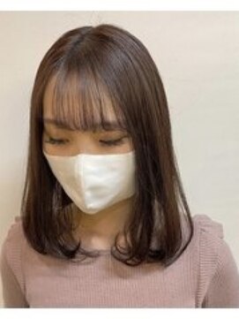 クラク 笹塚店(KURAKU) ココアブラウン ミディアム/内巻き
