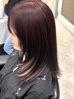 ファルベ(Farbe)&nbsp;艶感たっぷり暖色カラー×ローレイヤーカット