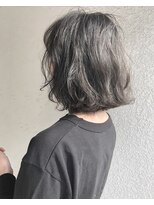 ヘアーアンドアトリエ マール(Hair&Atelier Marl)&nbsp;【Marl】ダークグレージュカラーの無造作ボブ♪