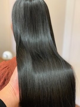 エリア(area) 【area本店 西大島】大人可愛い センターパート 無造作 ミディ☆