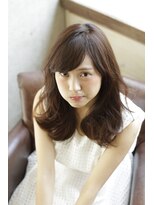 ブリーチ ラボ エーアイ 原宿店(BLEACH LABO Ai)&nbsp;20代30代40代50代 色っぽふんわりミディの重軽ウェーブヘア♪