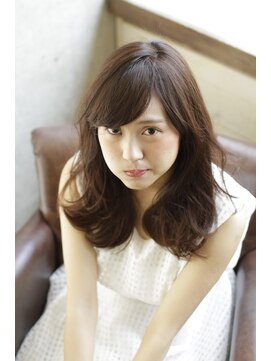 ブリーチ ラボ エーアイ 原宿店(BLEACH LABO Ai) 20代30代40代50代 色っぽふんわりミディの重軽ウェーブヘア♪