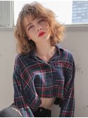 くせ毛風エアリーボブ【LUXBE LUCE 沖縄那覇店】