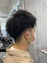 エイト 池袋店(EIGHT ikebukuro) アップバングショートヘア*富澤翼