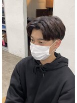 プライズ アイリス 池袋東口店(prize Iris)&nbsp;マッシュカラセンターパートヘア/メンズ/￥5280