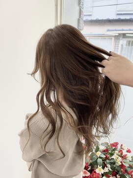 シルエット 美容室 アッシュ　ブラウン　八戸20代30代40代50代