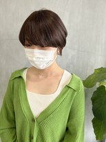 ティティ(TiTi)&nbsp;カーキベージュ ボブショートスタイル[TiTi_福田りの]