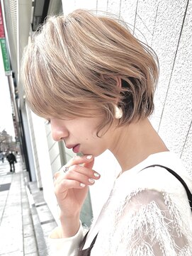 ジエクト 本店(The Ect) 似合わせカット×ハイトーンカラー×ツートンカラー