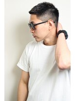 レンゲン(LENGEN)&nbsp;メンズかき上げニュアンスマッシュサイドパート韓国マッシュ