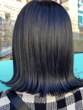 バブー バイ ビューティービースト アカデミー 熊本店(ba-boo) ブリーチオンカ ラー ／ ダ ー ク ブ ルー