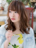 カバーヘア イヴ 戸頭店(COVER HAIR EVE)&nbsp;★大人可愛い斜めバンググラデーションカラー10代20代30代★8