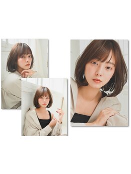 レイヤー×顔回りカットが相性◎ふんわりエアリー感のあるスタイルで、カジュアル色っぽ女子に♪[越谷]