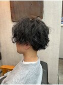メンズパーマスタイル 束感