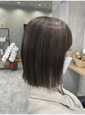 グレージュ×ハイライト
