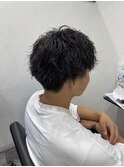 Second   × メンズパーマ