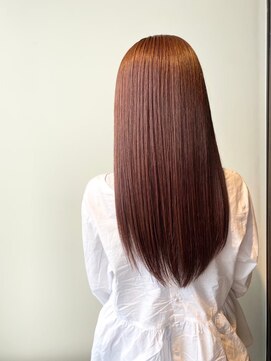 エイミー(Aimee) Aimee 町田　アプリコットブラウン×髪質改善トリートメント